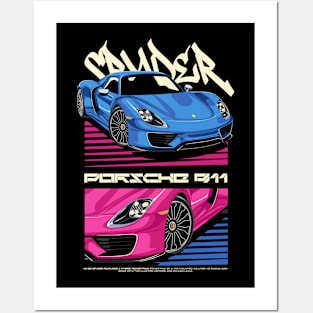 918 Porsche Spyder Racing Posters and Art